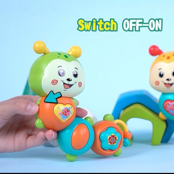 Baby Piano Toy, Light Up Music toy gift set musical light insect(1 Set) - Picture 3 of 5